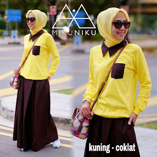 MILLI SET by MIKUNIKU KUNING COKLAT