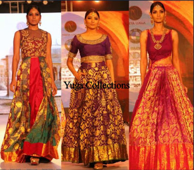 Skirts from Old sarees