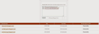 Tes Kecepatan Blog