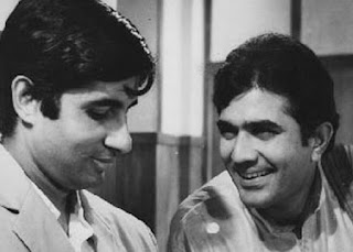 Amitabh bachchan with Rajesh Khanna