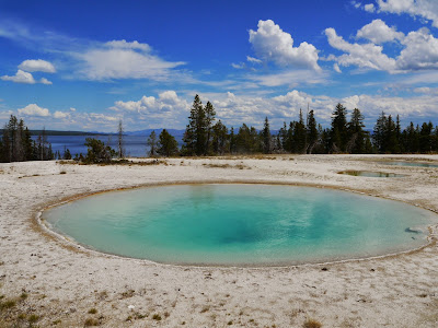 West Thumb Geyser Basin Yellowstone Wyoming