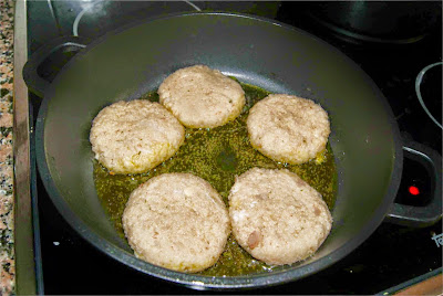 Hamburguesas de bacalao y gambas paso 3