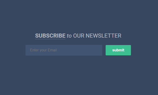 Cara Membuat Kotak Subscribe Keren dan Responsive di Bawah Footer Blog