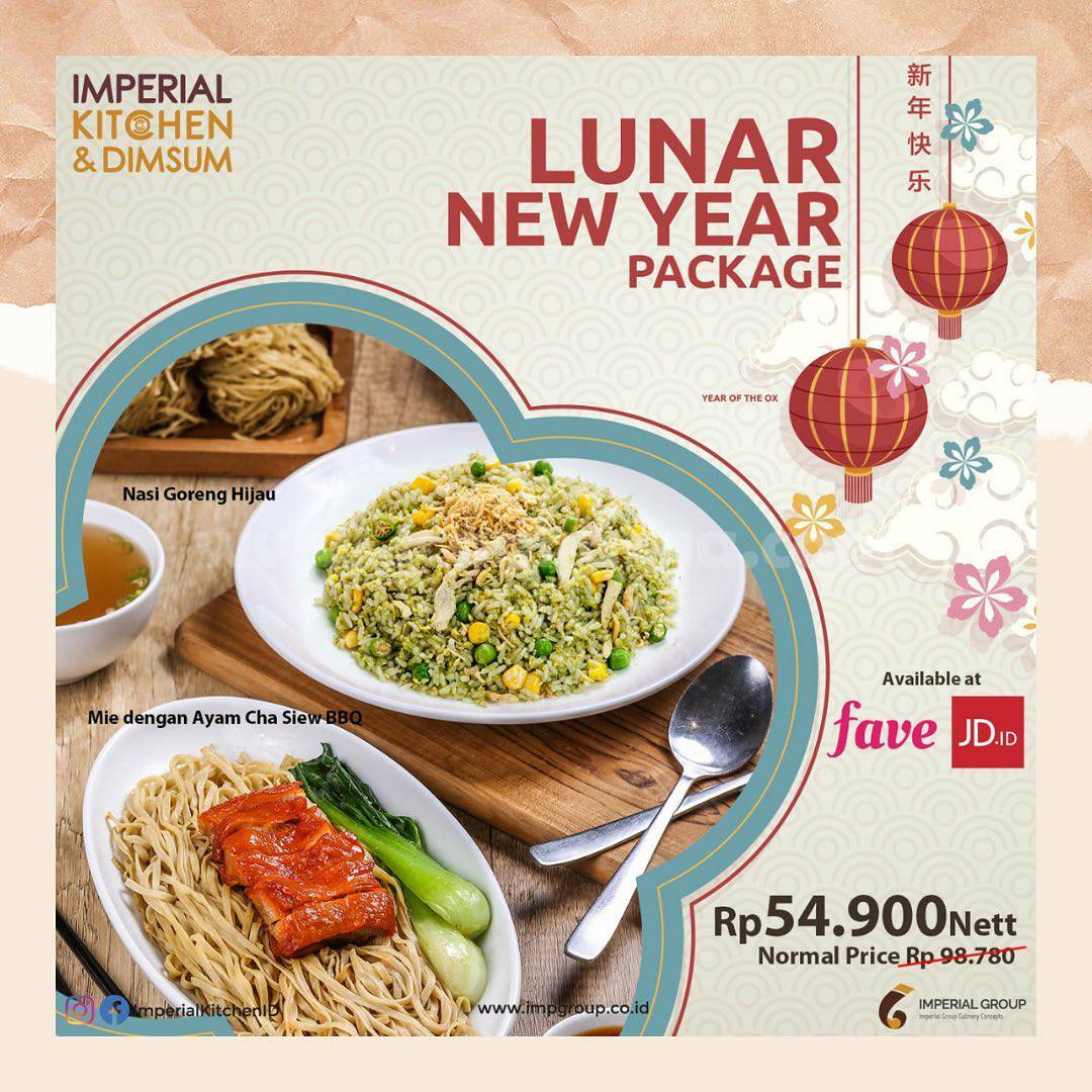 IMPERIAL KITCHEN Promo Paket Lunar New Year! via FAVE dan JD.ID