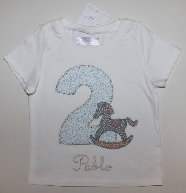 camiseta de cumpleaños 2 años caballito