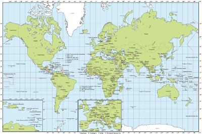 World  Printable on World Map Printable Blank Free