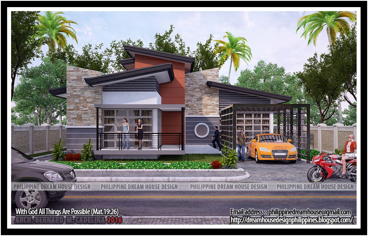 Philippine Dream House Design : Four Bedrooms Bungalow House in Tarlac City