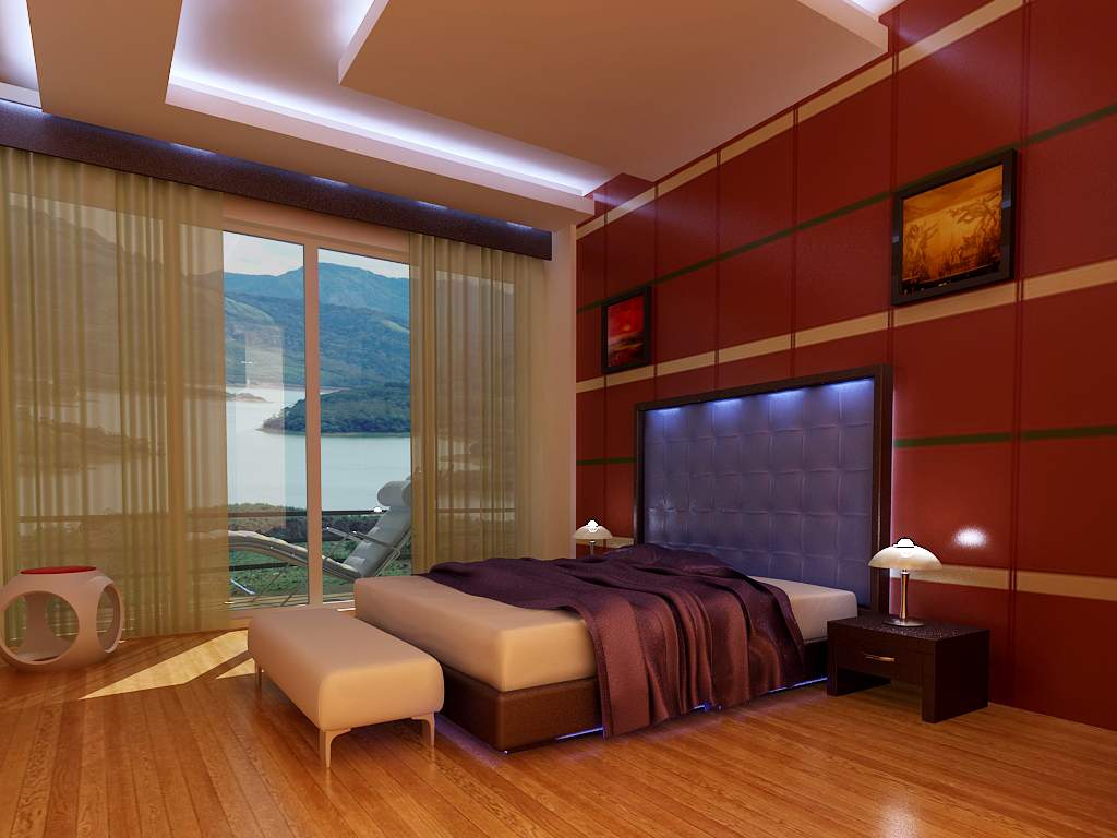 Beautiful 3D interior designs  Kerala home design and floor plans