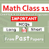 First year maths important questions Chapter 14