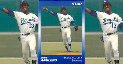 Jose Anglero 1990 Baseball City Royals card