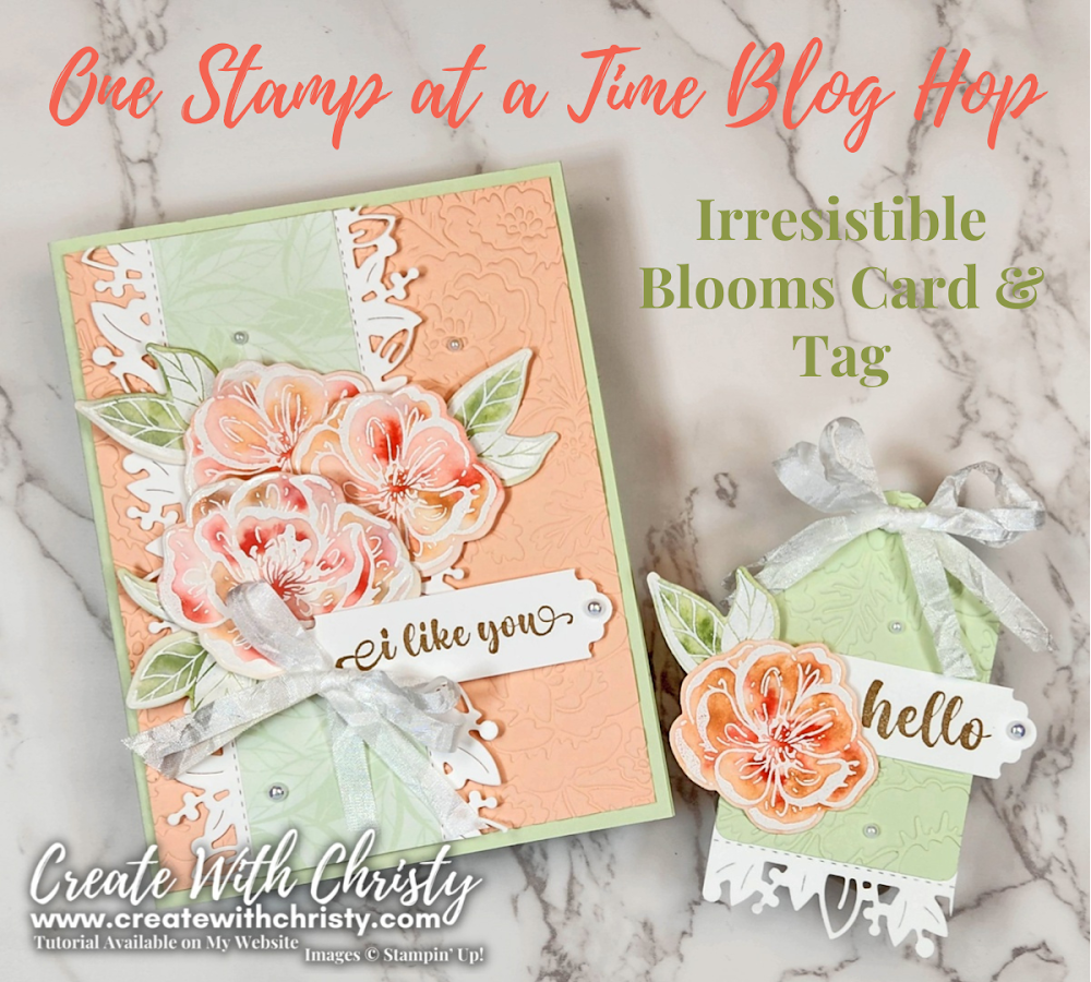 One Stamp at a Time Blog Hop - Shabby and Chic