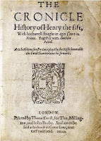 Title page of Henry V from the first quarto (1600)