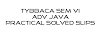 TYBBACA Sem VI Adv Java Practical Solved Slips