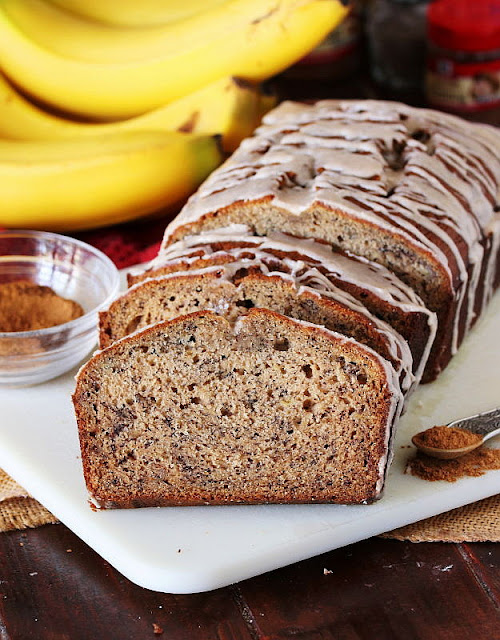 Chai Spice Banana Bread Slice Image