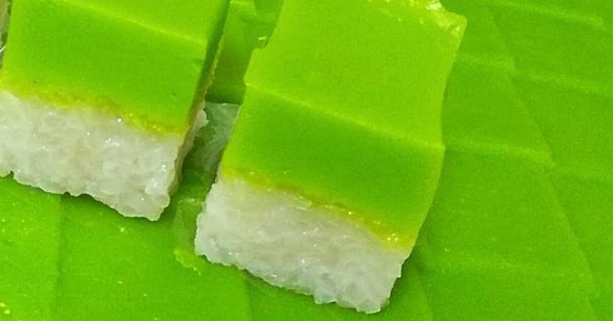 Resepi Kuih Seri Muka Pandan Sukatan Cawan Sedap dan 