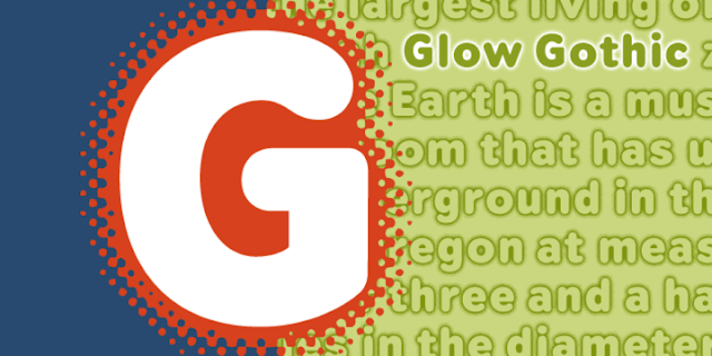 Glow gothic free web font