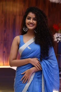 Actress Anupama Parameswaran at 18 Pages Movie Press Meet