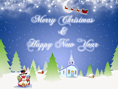 Merry Christmas & Happy New Year 2015 Wallpaper