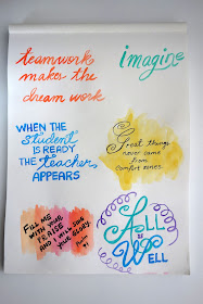 quote, brush lettering, quote, power words, Abbey Sy, penmanship, handwriting, colored pens, blah to TADA
