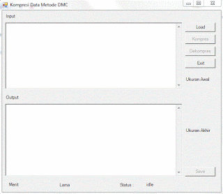 form kompresi metode dmc visual basic medan