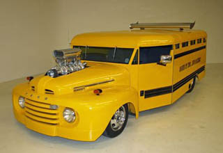 1949 Ford F-8 School Bus 403 Olds School Bus