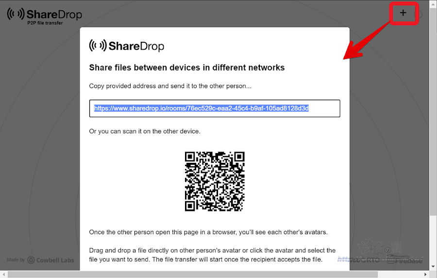 ShareDrop 線上檔案傳輸