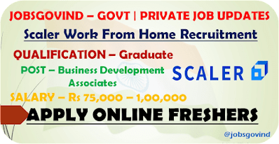 Scaler Recruitment 2022