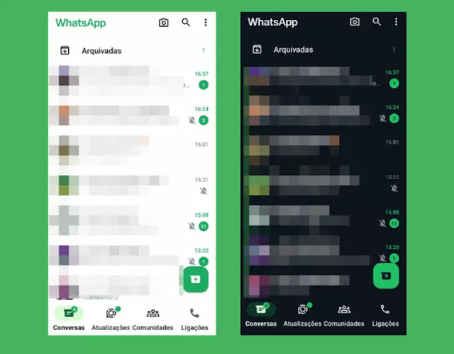 WhatsApp ganha novo visual no Android com barra inferior