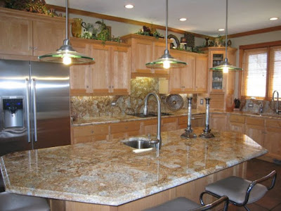 Desain Meja Dapur Dari Granit Modern Untuk Rumah Minimalis 1