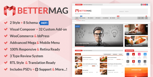 Share Theme Wordpress BetterMag Cho Web Tin Tức