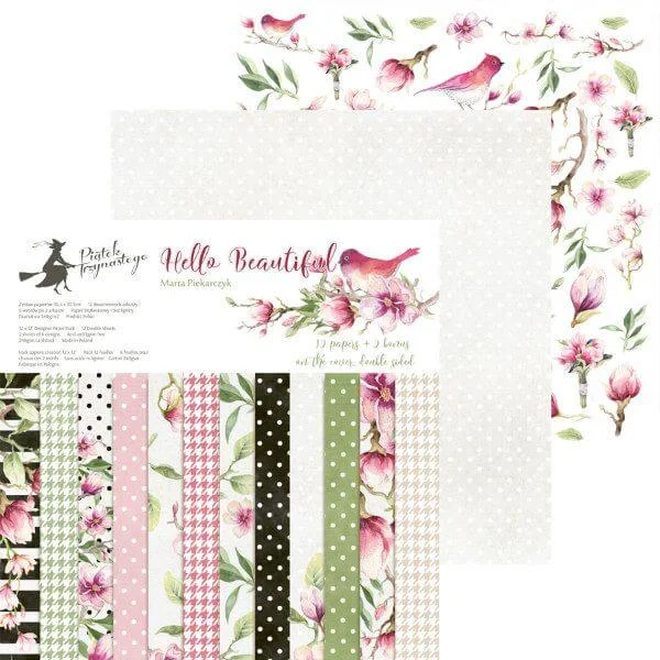 springtime-themed set of scrapbooking papers