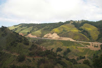 View of US 101 from train