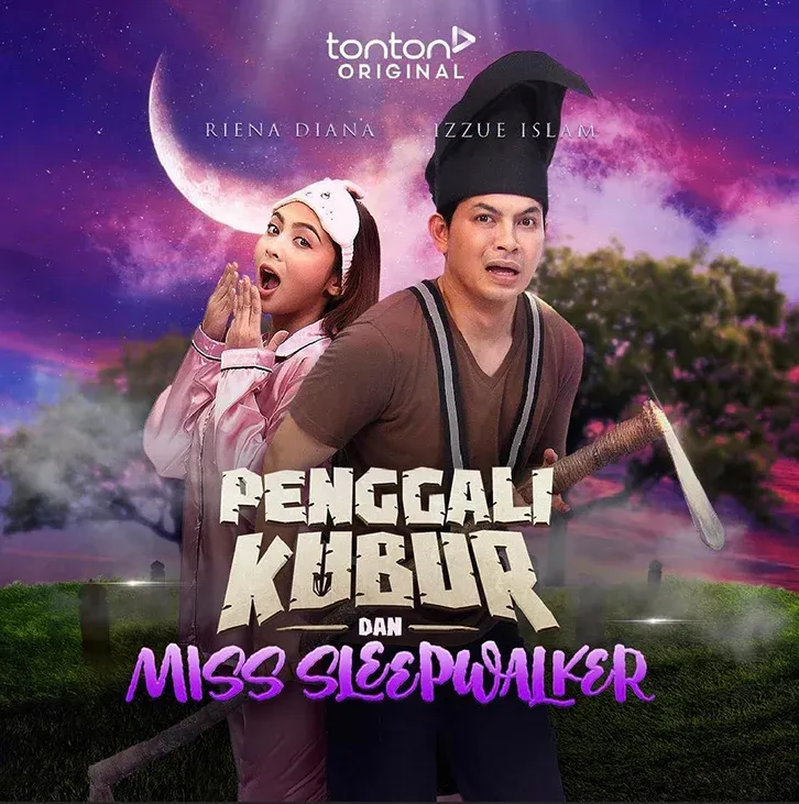 penggali kubur dan miss sleepwalker drama siri tonton original