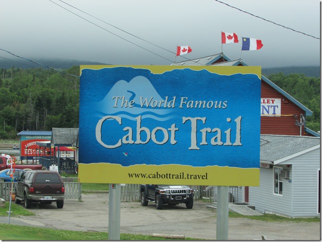 The Start of the 186 Mile Cabot Trail