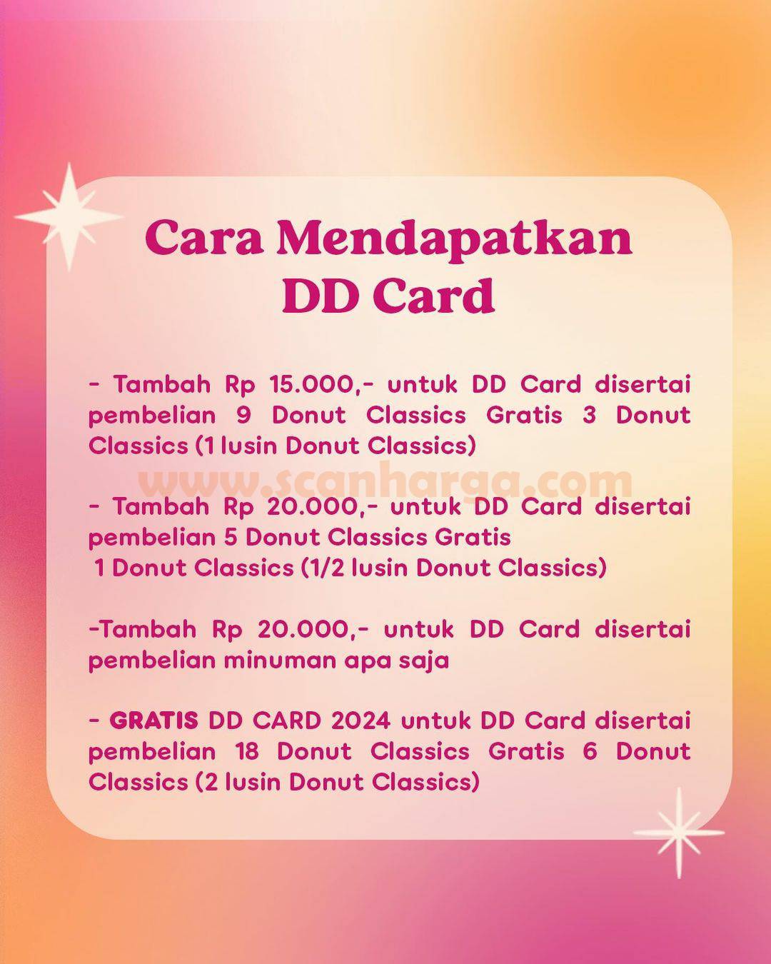 Promo Dunkin Donuts DD Card - Kupon Gratis 5 Donuts 2