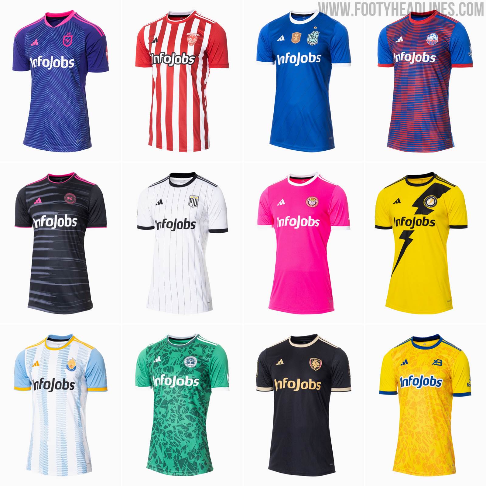 Founded by Pique - All 2023 Kings League 2nd Split Kits Released -  League-Wide Adidas Kit Deal - Footy Headlines