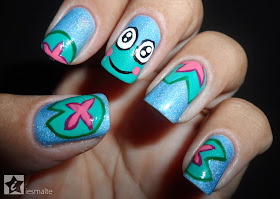 Unhas Decoradas de Sapinho