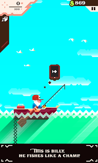 Adalah sebuah game yag dengan sangat sempurna digambarkan dengan judul gamenya Ridiculous Fishing apk