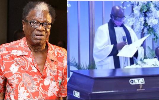 Video From The Burial Ceremony Of Veteran Highlife Musician, Dr. Victor Olaiya