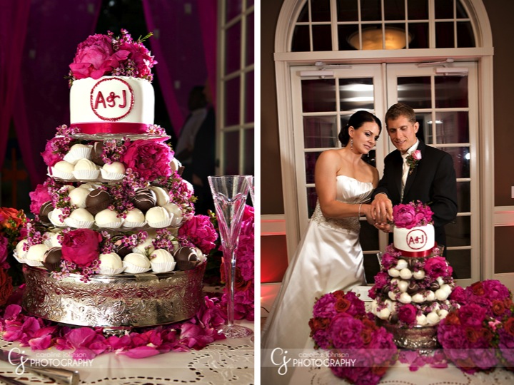 Pink and Brown Wedding