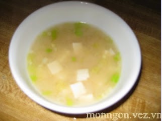 Súp miso Nhật thuần chay