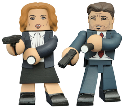 The X-Files 2016 Revival Vinimates Vinyl Figures by Diamond Select Toys - Fox Mulder & Dana Scully