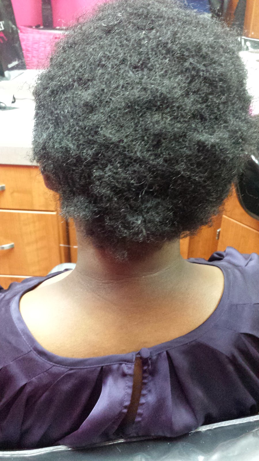 Blowout On Natural Hair (Silk Press) | LaToya Jones