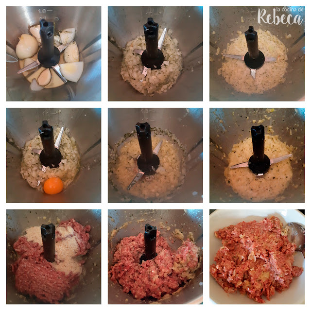 Receta de albóndigas de ternera y paté al vino tinto: preparación de la carne