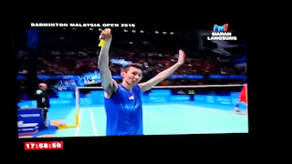 chong wei menang badminton terbuka malaysia 2016