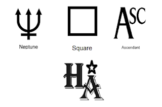 Neptune square the Ascendant may have us confused on who we are or the way we should be representing ourselves.  Are we being real or is there some imagined concept that we present to the public?