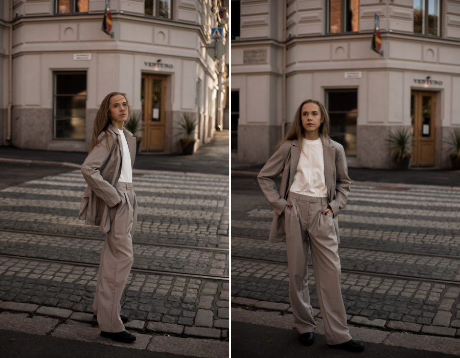 Tyylikäs asukokonaisuus helposti // Easy and stylish outfits