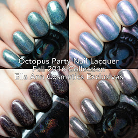 Octopus Party Nail Lacquer Fall 2016 Collection Ella Ann Cosmetics Exclusives