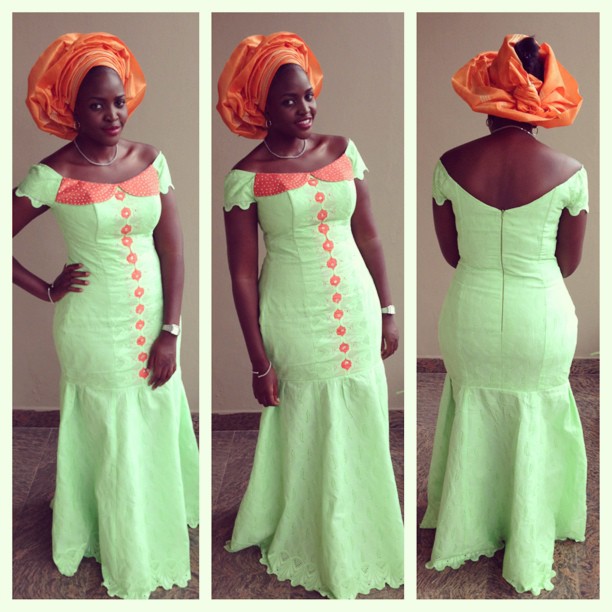 Simple Aso Ebi Style To Rock This Weekend