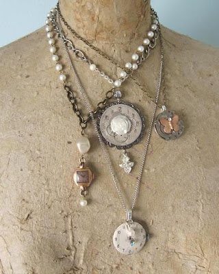 love this new vintage watch jewelry that heather from maddie lisee has ...